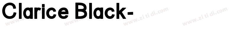 Clarice Black字体转换 Clarice Black字体转换